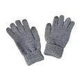 thumbnail image 1 of FAWUUDO Winter Gloves for Women Warm Knit Touchscreen Gloves Soft Fleece Lined Gloves Gray, 1 of 3