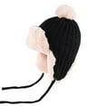 thumbnail image 1 of FAWUUDO Winter Trapper Hat with Ear Warm Faux Fur Windproof Snow Cap Hat, 1 of 3