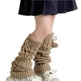 thumbnail image 1 of FAWUUDO Winter Warm Leg Warmers for Girls Fall Knitted Legwarmers Cute Soft Socks Accessories, 1 of 4