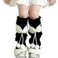 thumbnail image 1 of FAWUUDO Winter Warm Leg Warmers for Girls Fall Knitted Legwarmers Cute Soft Socks Accessories, 1 of 4