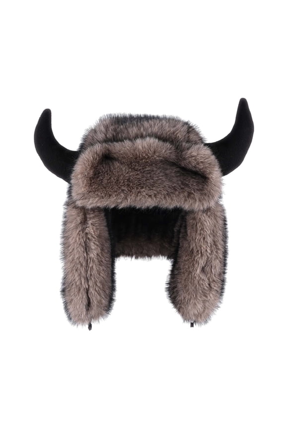 Winter Waterproof Trapper Hat Women Men Faux Fur Hat Thermal Cap Skating Skiing Hunting Hat