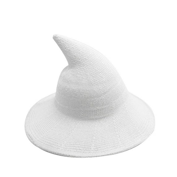 FAWUUDO Women Hat for Wool Hats Wide Brim Spire Knitted Cap Party and Daily