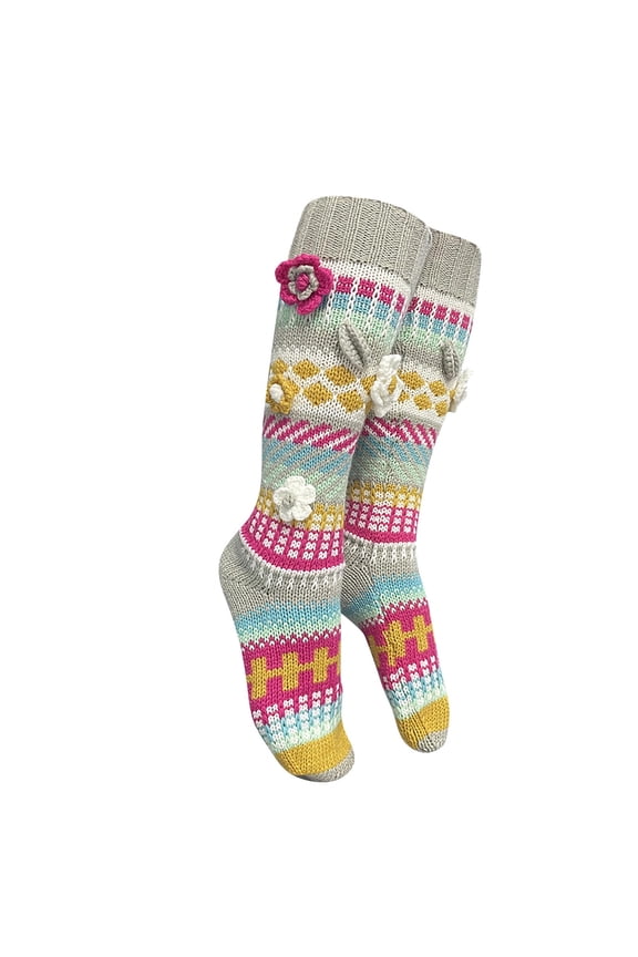 Women Thigh High Fuzzy Socks Long Thick Knee High Stocking Stuffers Cozy over Knee Soft Warm Sock for Women