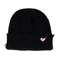 thumbnail image 1 of FAWUUDO Women Winter Knitted Cap Beanie Soft Warm Hat with Red Snowflake, 1 of 4