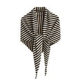 thumbnail image 1 of FAWUUDO Women's Striped Shawl Wraps Tie Front Knitted Triangle Shawls Scarf Cardigan Fall Winter Trendy Poncho Wrap Cape, 1 of 4