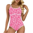 thumbnail image 1 of FAWUUDO Womens Swimsuits Tummy Control Bathing Suit Slimming One Piece Shapewear Swimwear with Ruched Waist, 1 of 8