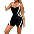 thumbnail image 1 of FAWUUDO Womens Swimsuits Tummy Control Bathing Suit Slimming One Piece Shapewear Swimwear with Ruched Waist, 1 of 7