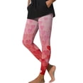 thumbnail image 1 of FAWUUDO Womens Valentine Day Pattern Running Leggings High Stretch Yoga Workout Pants Elastic Fitness Bottoms For Casual Daily Wear, 1 of 9