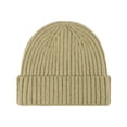thumbnail image 1 of FAWUUDO Wool Cuff Beanie Winter Warm Thermal Hats for Mens Womens Fleece Lined Beanie Knit Chunky Womens Snow Cap, 1 of 3