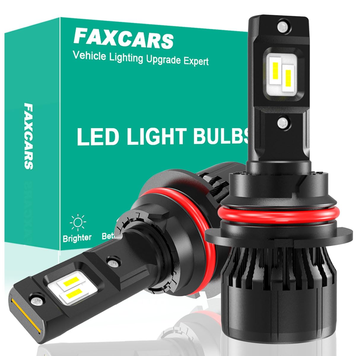 Alla Lighting 9007 LED Headlight Bulbs For Volvo VN, VNL, VNM Trucks (1998-2017) - 6000K Bright White