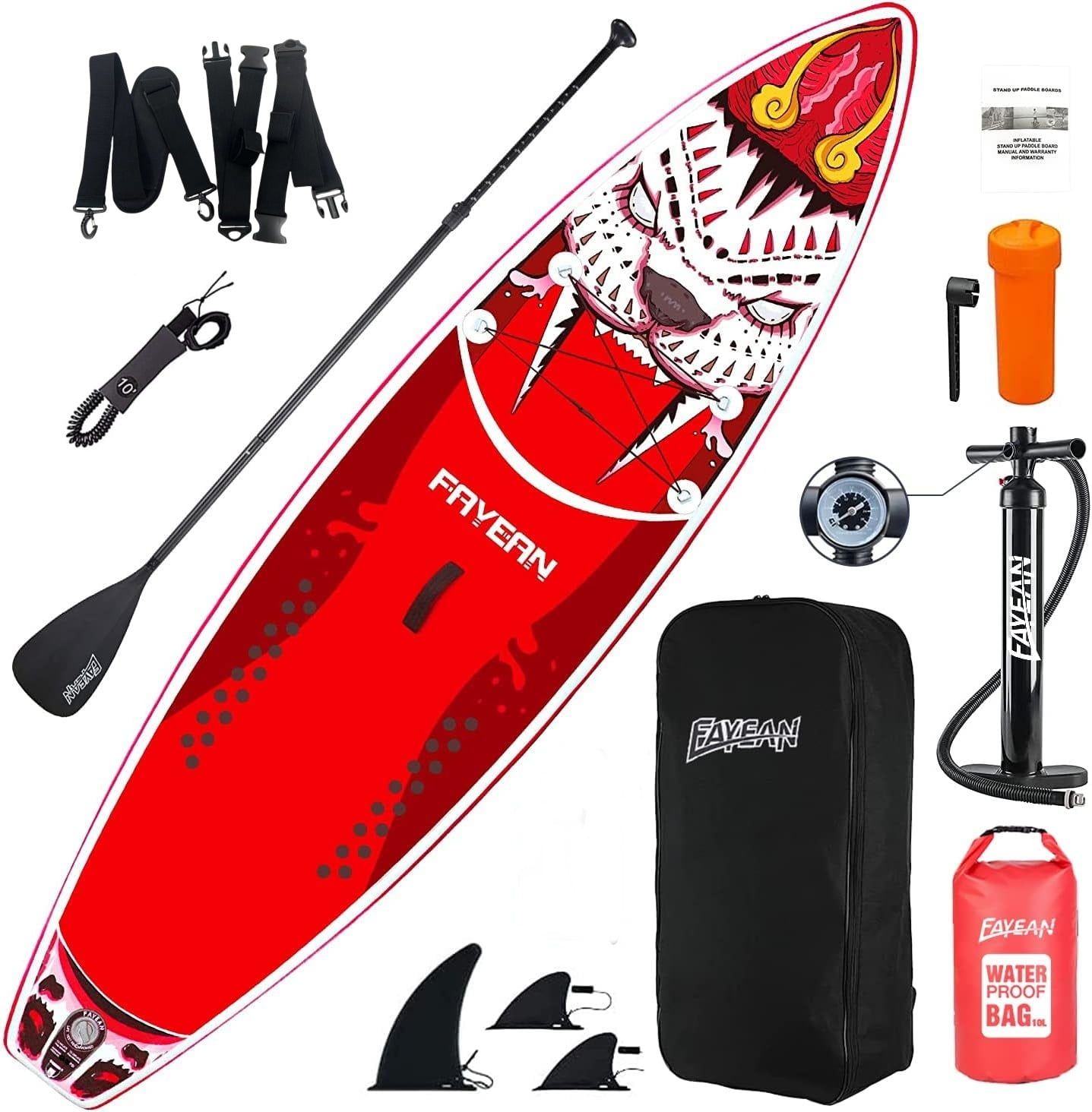 FAYEAN Stand Up Paddle Board Inflatable,Versatile Standing Boat Adult