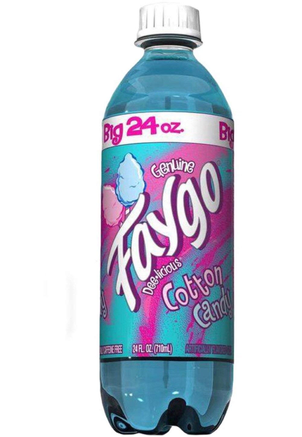 Faygo Cotton Candy, 24 Fl Oz Bottle