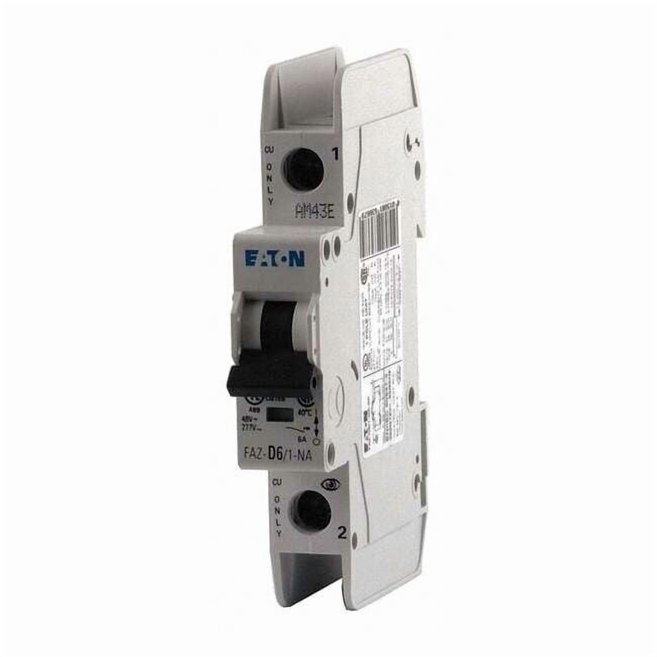 FAZ-C5/1-NA-SP - Eaton Din Rail 480V 5A 1 pole circuit breaker 10kA@480/277V
