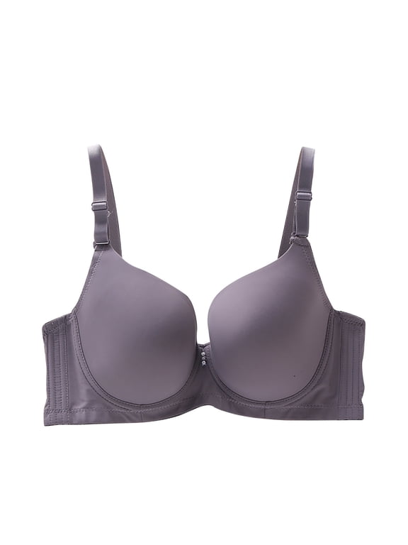 Back Smoothing Bras for Women Full Coverage Underwire Bra, Adjustable Hook And Eye Closure 34c Bras
