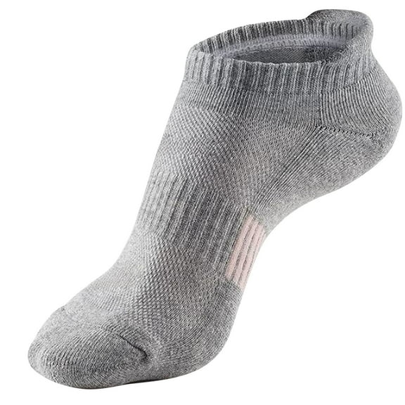 FAZVAOO Socks for Women Cotton Ankle Thick Warm Athletic Outdoor Socks Gray