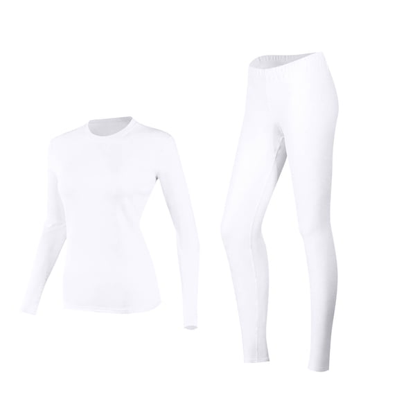 FAZVAOO Thermal Underwear for Women Long Johns Warm Top and Bottom Size S-XXL