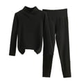 thumbnail image 1 of FAZVAOO Thermal Underwear for Women Set Long Johns V-Neck Thick Warm Top and Bottom Size M-XXL, 1 of 5