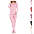 thumbnail image 1 of FAZVAOO Women's Fleece Thermal Base Layer Set Long Sleeve Top and Leggings for Cold Weather, 1 of 5