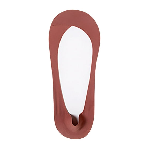 FAZVAOO Womens Ankle Socks Non Slip Mesh Thin Socks Red