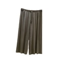 thumbnail image 1 of FAZVAOO Womens Capri Pajamas,Cotton-Blend Drawstring Elastic Waist Sleep Short Pants,Size M-5XL, 1 of 5