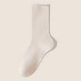 thumbnail image 1 of FAZVAOO Womens Crew Socks Cotton Warm Socks Beige, 1 of 6