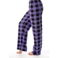 thumbnail image 1 of FAZVAOO Womens Pajama Pants Plaid Wide Leg Drawstring Elastic Waist Home Long Pants, 1 of 4
