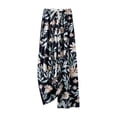 thumbnail image 1 of FAZVAOO Womens Pajama Pants Wide Leg Lounge Pants Floral Print Pajama Bottoms Elastic Waistband Tie, 1 of 3