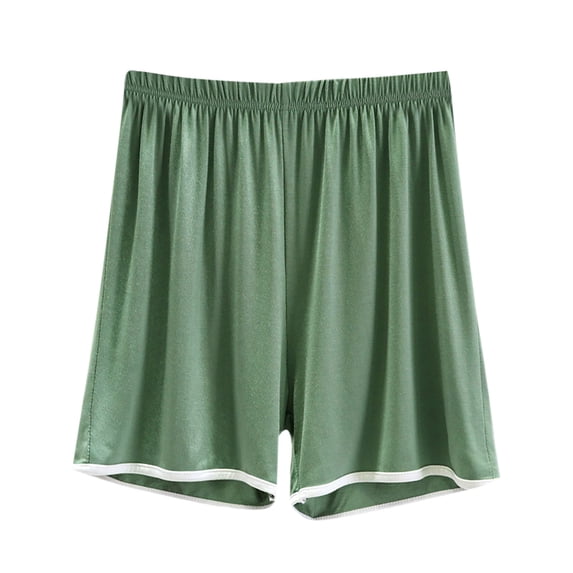 FAZVAOO Womens Sleep Shorts,Ultr-Soft Elastic Waist Pajama Shorts,Size L-3XL
