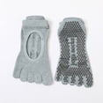 thumbnail image 1 of FAZVAOO Womens Toe Socks Cotton Mesh Athletic Socks Blue, 1 of 4