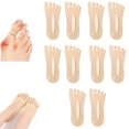 thumbnail image 1 of FAZVAOO Womens Toe Socks Solid Socks Multicolor, 1 of 9