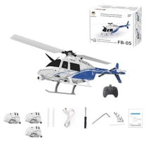 Flow Battery Controller 2.4GHz RC Helicopter Black Hawk 6CH Remote Control Aircraft With ...