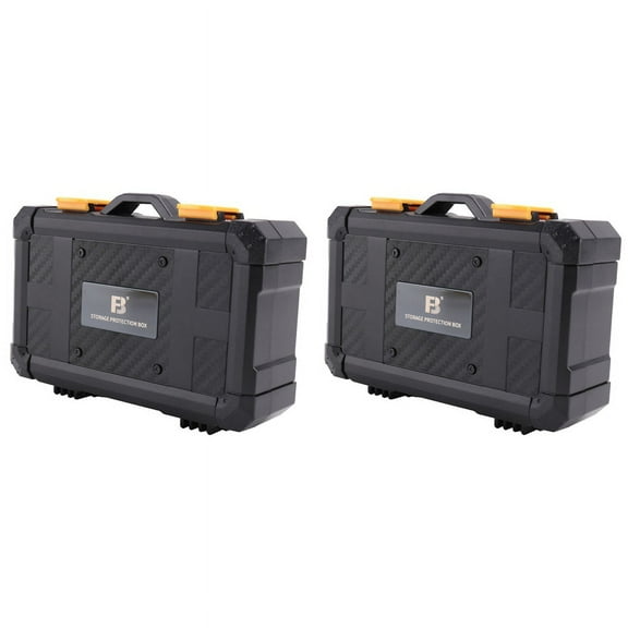 2X SLR Camera Battery Protection Box SD TF Memory Card Storage Box Holder for -LP-E6 -FZ100