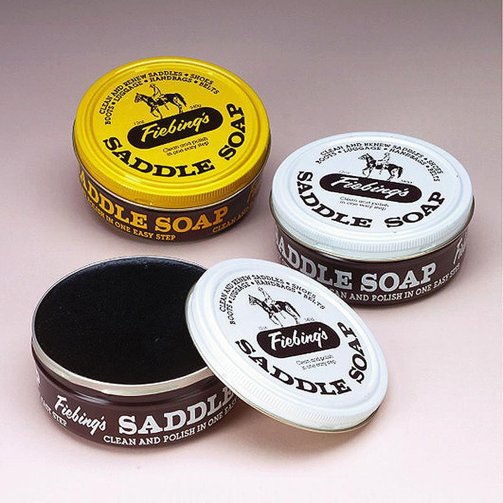 Fiebings 12oz Saddle Soap Cleaner Preservative Satin Leather Boots Tack  25784200156