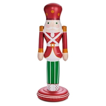 Funboy Classic 3.5-Foot Inflatable Nutcracker – Indoor/Outdoor Christmas Decoration