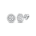 thumbnail image 1 of FB Jewels 10kt Rose Gold Womens Round Brown Diamond Cluster Ring 1/5 Cttw, 1 of 1