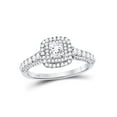 thumbnail image 1 of FB Jewels 10kt Two-tone Gold Womens Round Diamond Filigree Band Ring 1/4 Cttw, 1 of 1
