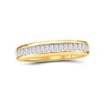 thumbnail image 1 of FB Jewels 10kt Yellow Gold Womens Baguette Diamond Wedding Anniversary Band 1/6 Cttw, 1 of 1