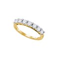 thumbnail image 1 of FB Jewels 10kt Yellow Gold Womens Round Diamond Wedding Band Ring 1.00 Cttw, 1 of 1
