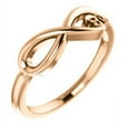 thumbnail image 1 of FB Jewels 14K Rose Gold Infinity-Inspired Heart Ring, 1 of 3