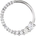 thumbnail image 1 of FB Jewels 14K White Gold 1/5 CTW Diamond Circle Journey Pendant, 1 of 2