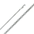 thumbnail image 1 of FB Jewels 14K White Gold 1.8MM Hollow Half Round Box Chain Necklace With Lobster Claw Clasp - 16 Inches, 1 of 1