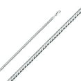thumbnail image 1 of FB Jewels 14K White Gold 4MM Cuban Concave Chain Necklace With Lobster Claw Clasp - 7.5 Inches, 1 of 1