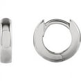 thumbnail image 1 of FB Jewels 14K White Gold 9.5mm Hinged Earrings, 1 of 2