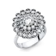 thumbnail image 1 of FB Jewels 14K White Gold Round Cubic Zirconia CZ Engagement Ring Size 10.5, 1 of 1