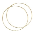 thumbnail image 1 of FB Jewels 14K Yellow Gold 1.5mm Faceted Round Tube Endless Hoop Womens Earrings 65MM X 65MM, 1 of 1