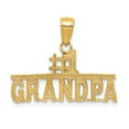 thumbnail image 1 of FB Jewels 14K Yellow Gold #1 Grandpa Pendant, 1 of 4