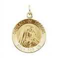 thumbnail image 1 of FB Jewels 14K Yellow Gold 12mm Our Lady of Sorrows Medal, 1 of 1