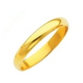 thumbnail image 1 of FB Jewels 14K Yellow Gold 2mm Solid Domed Traditional Comfort Fit Plain Women's Wedding Ring Band Size 4, 1 of 1