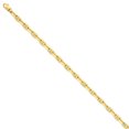 thumbnail image 1 of FB Jewels 14K Yellow Gold 5.1mm Hand-polished Fancy Link Bracelet, 1 of 2