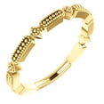thumbnail image 1 of FB Jewels 14K Yellow Gold Beaded Stackable Ring, 1 of 3